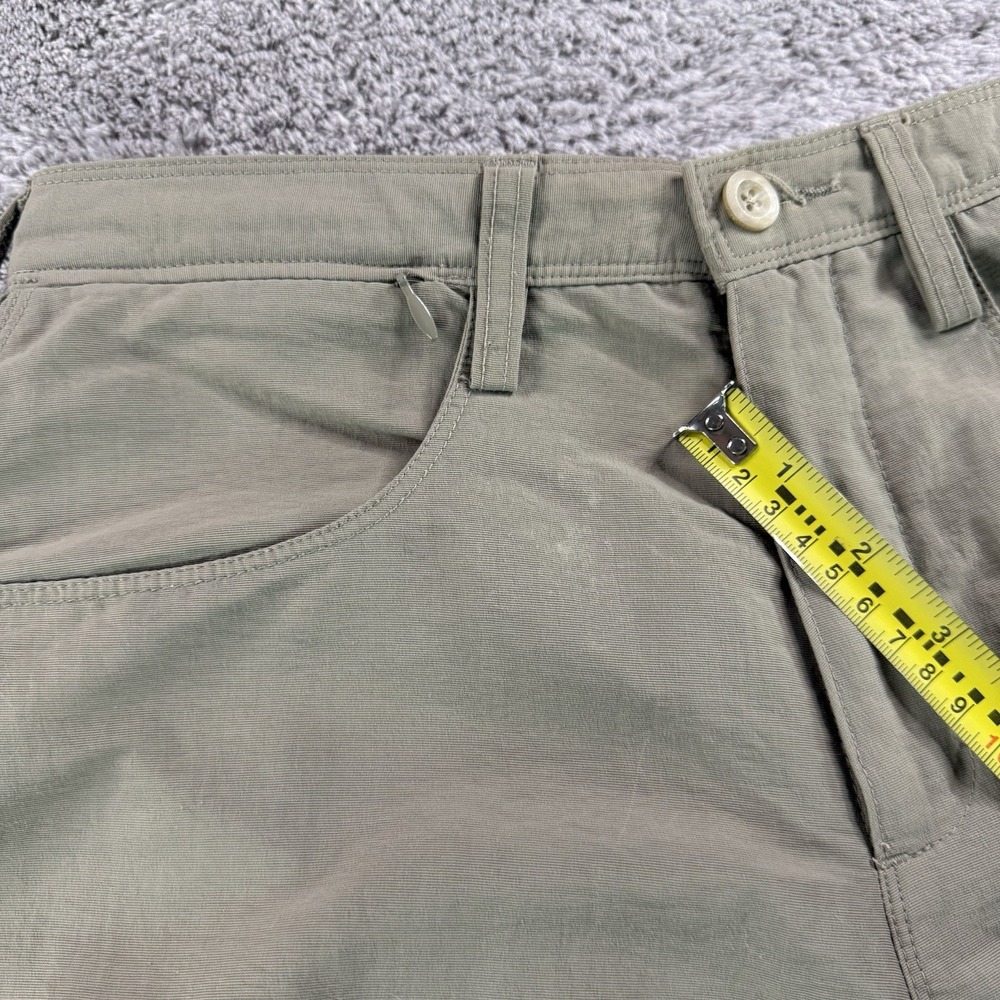 The North Face Vintage Womens 6 Nylon Hiking Pants Khaki Outdoor Trail 00s - Picture 4 of 12